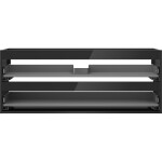 MEXEN - Box-A skříňka pro umyvadlo 120, 2 zásuvky, černá lesk 91AX0-1200-470-2-70