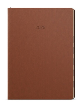 Denní diář 2026 Maxim B5 Hnědá