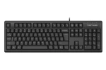 A4tech FKS12 černá / Klávesnice tichá / USB / CZ/US / multimediální (FKS12-BK)