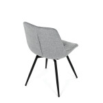 Jídelní židle, šedá, látka, HC-T1130 GREY2