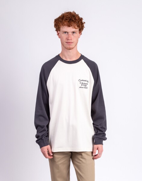 Tričko Carhartt WIP L/S Alston T-Shirt Wax/Graphite