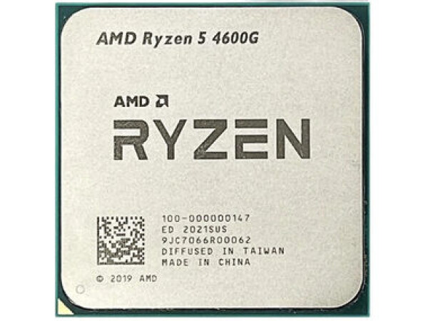 AMD RYZEN 5 4600G @ 3.7GHz - TRAY / Turbo 4.2GHz / 6C12T / L2 3MB L3 8MB / AM4 / Zen 2 / 65W (100-000000147)