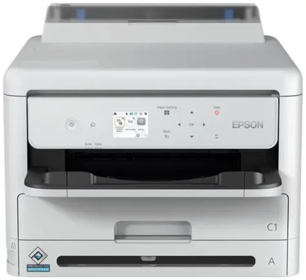 EPSON WorkForce Pro WF-M5399DW bílá / Černobílá inkoustová tiskárna / A4 / 34 ppm / 1200x2400dpi / USB / LAN / Wi-Fi (C11CK77401)
