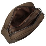 Trendy dámská koženková crossbody kabelka Karlita, coffee