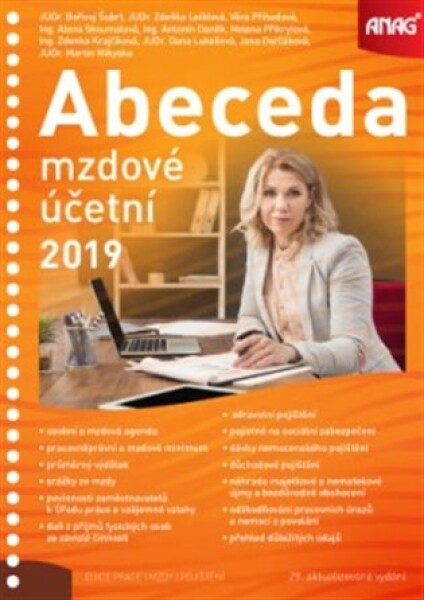 Abeceda mzdové účetní 2019