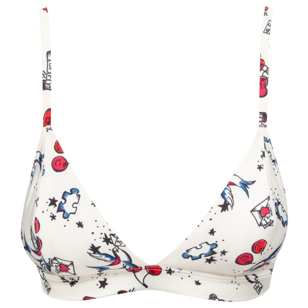 Dámská nevyztužená podprsenka Print UW0UW01853-142 - Tommy Hilfiger S