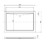 KERRA - Univerzální nízká vanička 100x80 Oskar 5907548111838