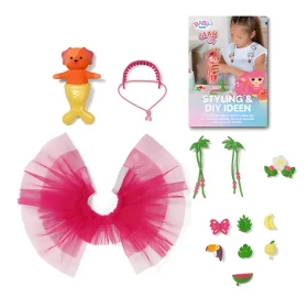 ZAPF CREATION BABY born Panenka Glam Up Sunshine růžová