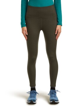 Dámské merino legíny ICEBREAKER Wmns 260 Fastray II 25 High Rise Tights, Dark Loden velikost: S