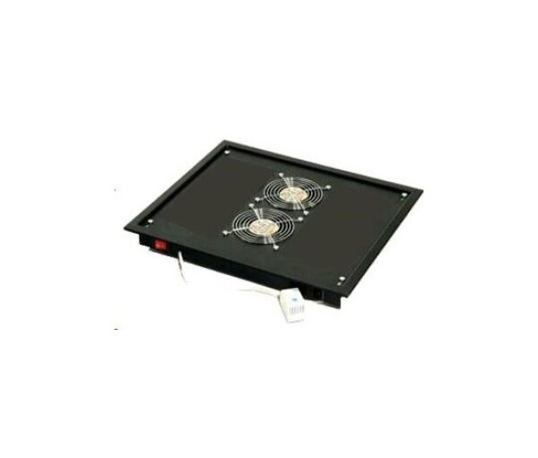 TRITON Ventilační jednotka horní (spodní), 2 ventilátory-230V/30W, termostat, šedá EDF_1047439