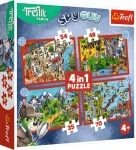 TREFL Puzzle Treflíci: Cesty Treflíků 4v1