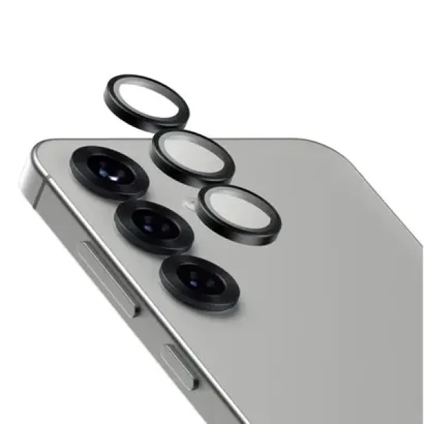 PanzerGlass Hoops Ceramic Samsung Galaxy S25 černé ochranné kroužky pro čočky fotoaparátu (PGRHOCEG38388)