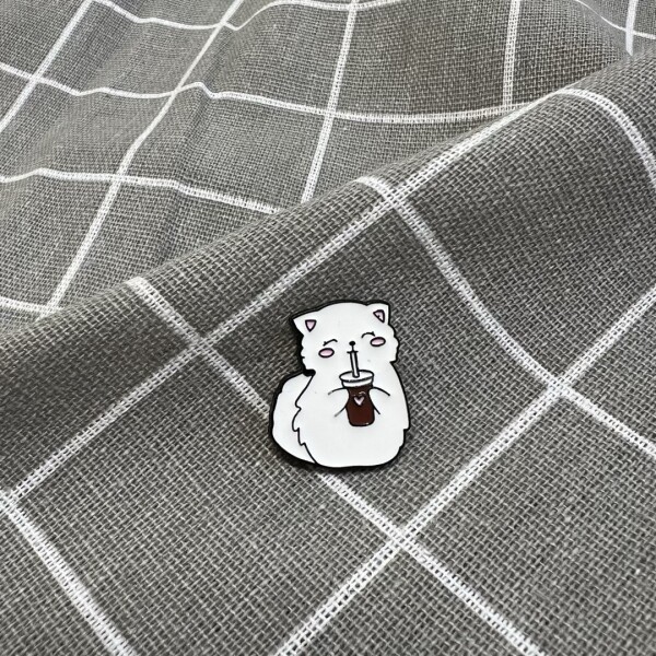 Pinarna.cz Kočička popíjející kafíčko