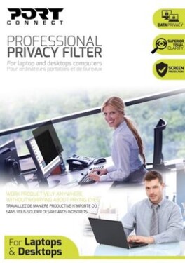 Port Connect Privacy Filter 2D - 24'', 16/9, černý 900202