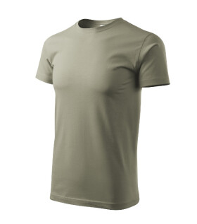 Heavy New tričko unisex světlá khaki 2XL