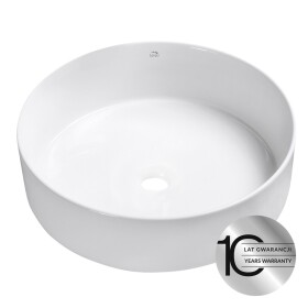 Laveo - Desna - keramické umyvadlo na desku 36x36 VUD_6236