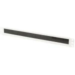 DIGITUS Kartáčová průchodka 1U šedá / Krycí panel / 483 mm (19") / kartáčový otvor 423x27 mm / ocelový plech (DN-97660)