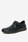 Polobotky Rieker 05291-14 Přírodní kůže (useň) - Lícová