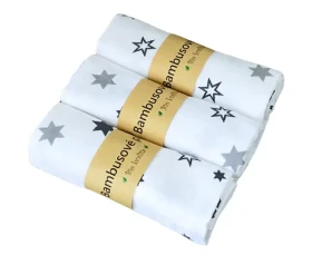 GaGa's Mušelínová plena bambus/biobavlna Bílá (8594197442634)