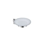 JIKA - Basic Držák s mýdlenkou, chrom/matné sklo H3833A10040001