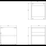 MEXEN - Box-A otevřená skříňka s policí 40, černá lesk 91AX2-0400-470-0-70