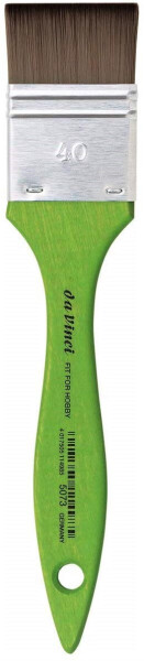 Štětec DaVinci zelený plochý spalter 5073 - 40