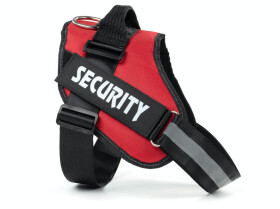 Security bezpečný postroj pro psa | 51 – 115 cm Barva: Červená, Obvod hrudníku: 68 - 87 cm