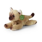 Plyšová kočka ležící 18 cm ECO-FRIENDLY