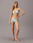 Dámská plavková podprsenka KW0KW02626 C9F sv. modrá Calvin Klein