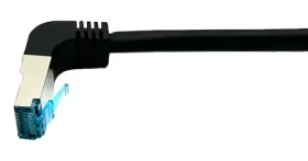 Equip černý / Patch kabel / CAT 6a / S/FTP / RJ-45 / 2 m / PoE+ (605891)