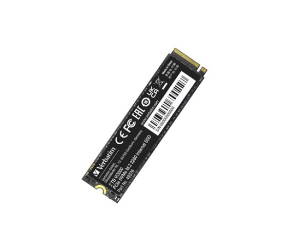 VERBATIM SSD Vi3000 Internal PCIe NVMe M.2 SSD 2TB , W 3000/ R 3300 MB/s EDF_714284