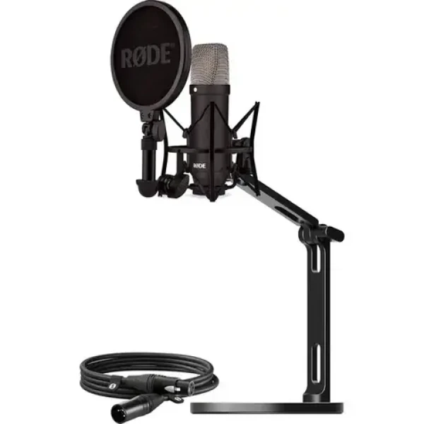 Rode NT1 Signature černá / Mikrofon / XLR kabel / stolní rameno (BUROINT1BK)