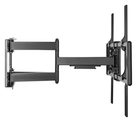 Equip Držák TV 60-120" černý / Držák TV / naklápěcí a otočný, 2 ramena / VESA 200x200-900x600 / nosnost 120 kg (650343)