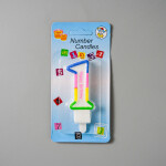 Dortová svíčka duhová č.1