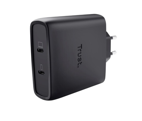 TRUST GaN Nabíječka MAXO 100W 2-Port, USB-C, černá EDF_1667549