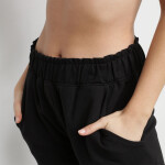 Dívčí junior teplákové kalhoty JOGGING D0C8P Černá - DIM 32/34 černá