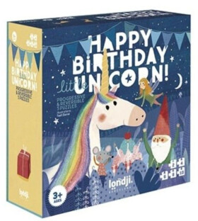 LONDJI Puzzle Jednorožcovy narozeniny