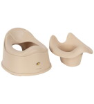 Konges Sløjd Dětský nočník My first Potty lemon, béžová barva, plast