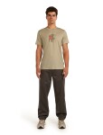 Pánské merino triko s krátkým rukávem ICEBREAKER Mens 150 Tech Lite SS Tee Bear Catch, Flagstone velikost: XL