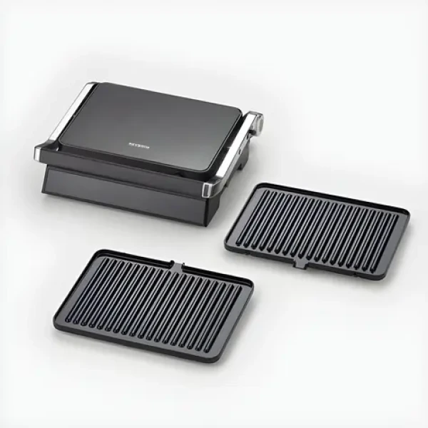 Severin KG 2399 černá / Kontaktní gril / 1800W / 5 automatických programů / keramické desky (2399)