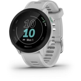 Garmin Forerunner 55 bílá / sportovní hodinky / 1.04 MIP / GPS / BT / ANT+ / 5 ATM / měřič tepu / krokoměr (010-02562-11)