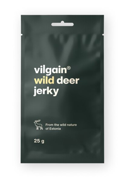 Vilgain Wild Jerky – 3× Jelen 25 g