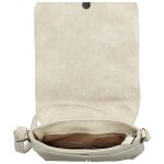 Stylová dámská koženková crossbody kabelka Haidi, krémová