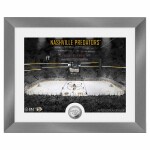Obraz Nashville Predators NHL Art Deco Stadium Silver Coin
