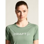 Běžecké tričko CRAFT CORE Essence Logo - zelené Velikost textilu: M