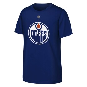 Outerstuff Dětské tričko Leon Draisaitl #29 Edmonton Oilers NHL Flat Name & Number Short Sleeve Cotton Velikost: Dětské XL (170 – 176)