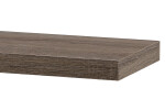 Polička nástěnná 80 cm, MDF, 3D dekor dub sonoma dark, baleno v ochranné fólii