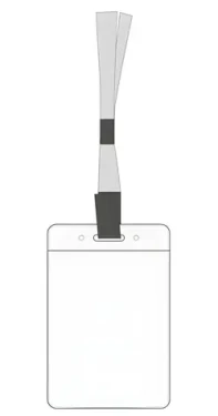 EuroSupplies Šňůrka LILY s klipsem tmavě modrá / Šňůrka na krk / klip / 900 mm / 10 mm