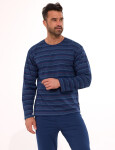 Pyžamo Cornette Various 138/56 long/r 3XL-5XL pánské tmavě modrá 5XL
