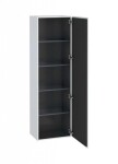 DURAVIT - L-Cube Vysoká skříňka 176x50x36 cm, panty vpravo, bílá mat LC1181R1818